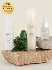 Gesichtspflege Essentials - Concentrated Booster, Vitamin C Serum und Facial Moisturiser zur Gesichtspflege - mellow NOIR